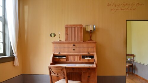 Bureau in Charlotte Schiller's parlour on the first floor